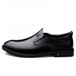 Мужские черные туфли LAORENTOU, гладкая отделка - фото