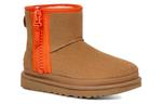 (WMNS) UGG Classic Mini Zipper Tape Logo 'Chestnut' - фото 4