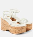 Сандалии из кожи Alma Gianvito Rossi, белый - фото