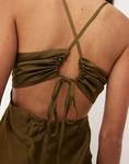Платье-мини на бретельках Narrated цвета хаки - фото 3