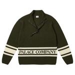 Топ Palace x C.P. Company Funnel Neck Knit, Olive - фото 2