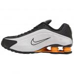 Кроссовки Shox R4 Bright Mandarin Nike, Black Silver - фото