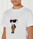 Футболка Regular fit Karl Lagerfeld Kids, белый - фото 4