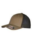 Бейсболка Flexfit Trucker, цвет olive/black - фото 3