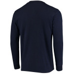 Мужская темно-синяя футболка New England Patriots Maverick Thermal Henley с длинным рукавом Dunbrooke, синий - фото 3