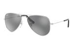 RayBan Детские солнцезащитные очки Ray Ban Aviator, Silver - фото