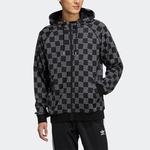 Куртка adidas Monogram Jacket 'Black White', черный - фото 2
