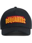 DSQUARED2 кепка с вышитым логотипом, черный - фото