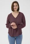 Блуза Kaffe AMBER, Fudge/Bordeaux - фото