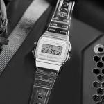 Часы CASIO Quartz Waterproof Mens Silver Digital, цвет silver - фото 3