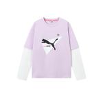 Детская футболка PUMA, фиолетовый - фото