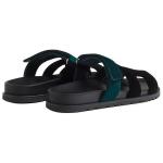 Шлепанцы Hermès женские, черный - фото 4