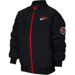 Куртка пуховая черная подростковая Nike - фото