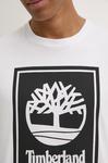 Хлопковая футболка Timberland, белый - фото 5