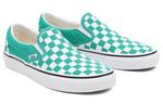 Кроссовки classic slip-on 'green white' Vans, зеленый - фото 3