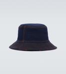 Джинсовая шляпа-ведро Burberry, синий - фото 4