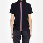 Классическая поло THOM BROWNE, темно-синий - фото 6