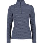 Толстовка на молнии CMP Printed Sweat Half Zip 31L1026, синий - фото