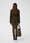 Поло Gestuz GZALPHA POLO PULLOVER, Olive Mélange/Olive - фото 3