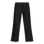 Джинсы Unisex UNKNOWTAL, черные (с потертостями) - фото 3