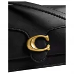 COACH Сумка через плечо Tabby Leather Large Women's Black - фото