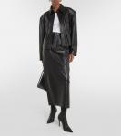 Кожаный пиджак Wardrobe.Nyc, черный - фото 2