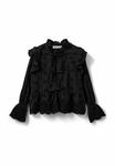 Блуза Sofie Schnoor Blouse, Black - фото 5
