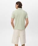 Мужская хлопковая рубашка-поло из пике MANGO, Mint Green - фото 6