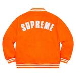 Куртка Supreme x New Era x MLB Varsity Jacket, Orange - фото 2