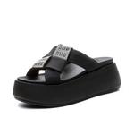 Шлепанцы женские Shangjinni, черный - фото 3