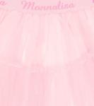 Юбка из тюля с логотипом Monnalisa, розовый - фото 2