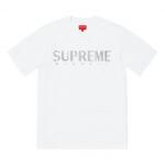 Футболка ss19 gradient logo tee white logo tee Supreme, белый - фото