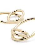 Позолоченные серьги-кольца Spiralis Otiumberg, золотой - фото 4