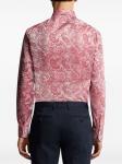 ETRO рубашка с принтом пейсли, розовый - фото 2