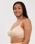 Бюстгальтер без косточек, с набивкой Sans Complexe, бежевый - фото 3
