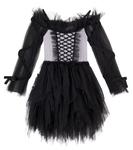 Платье из тюля с рюшами Witching Hour Tutu Du Monde, Black Mix - фото