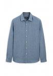 Рубашка FADED Massimo Dutti, цвет Mottled Light Blue - фото 5