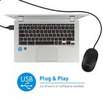 Оптическая бесшумная USB-мышь Macally (черная) - фото 6