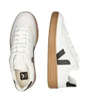 Кожаные кроссовки v-12 Veja, белый - фото 4