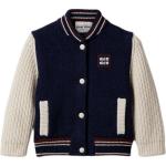 Knit Bomber Jacket MIU MIU, синий - фото 3
