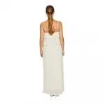 Платье без рукавов Vila Chiffan Pleat, бежевый - фото 2