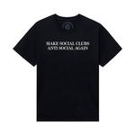 Футболка Anti Social Social Club Double Hate Tee 'Black', черный - фото