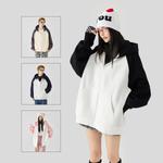 Свитшот унисекс GOLFCROSS, Абрикосовый и Серый - фото 4