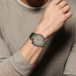 Ferragamo Часы Logo embossed 44mm, Beige Watch Dial - фото 3