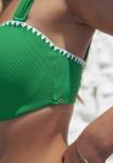 Топ бикини Next SHAPING PADDED, Green Pique/Green - фото 5
