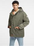 GUESS нейлоновая парка с капюшоном, Olive Light Green - фото 7