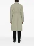 Тренч длины миди JIL SANDER, зеленый - фото 4