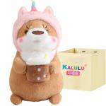 Мягкая игрушка в виде милой выдры, длина 30/40 см Click - фото 7