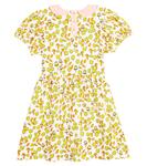 Платье из хлопкового джерси flowers Mini Rodini, мультиколор - фото 3