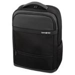 Samsonite Черный рюкзак мужской средний тканевый - фото 4